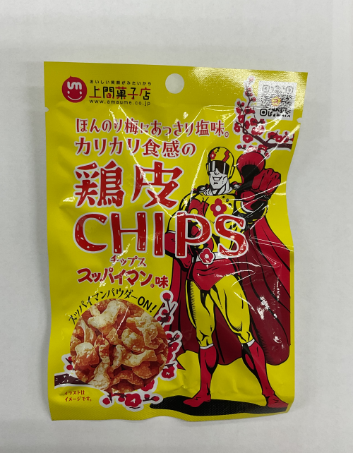 スッパイマン鶏皮チップス15ｇ